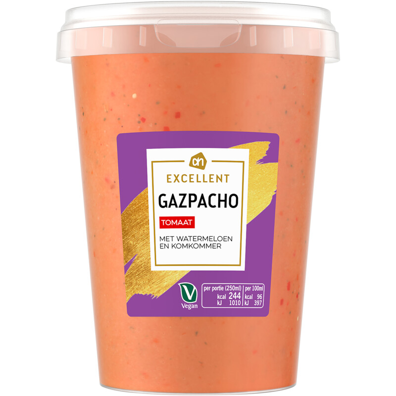 Een afbeelding van AH Excellent Gazpacho tomaat met watermeloen