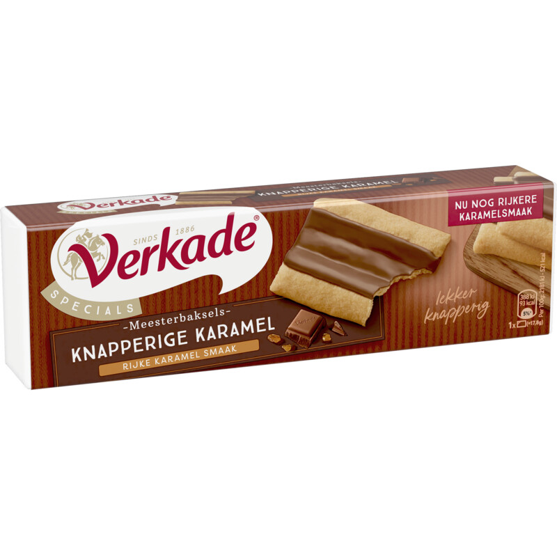 Een afbeelding van Verkade Meesterbaksels knapperige karamel