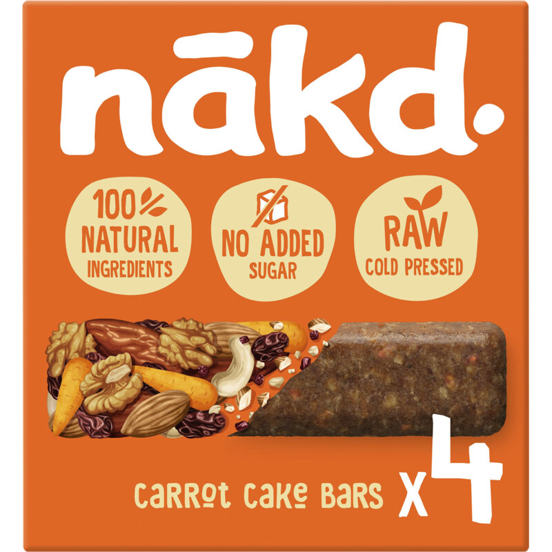 Nakd. Carrot cake bars