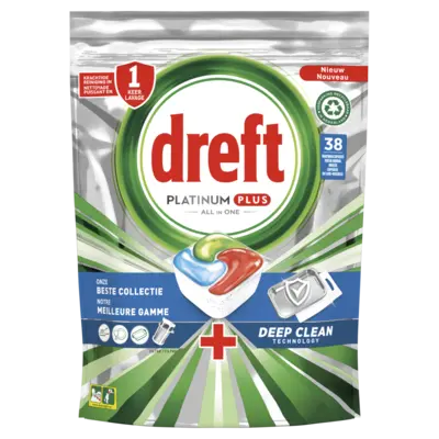 pdp-image-Dreft Platinum plus deep clean vaatwascapsules