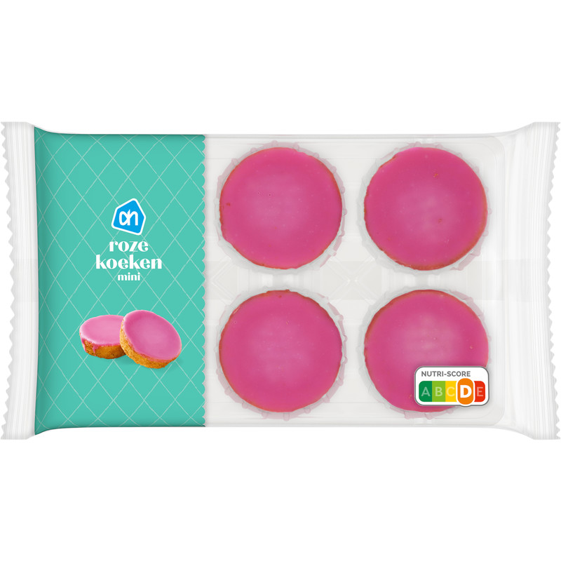 Een afbeelding van AH Roze koeken mini