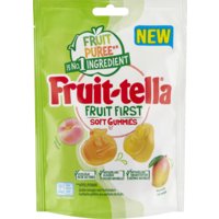 Een afbeelding van Fruittella Fruit first soft gummies perzik mango