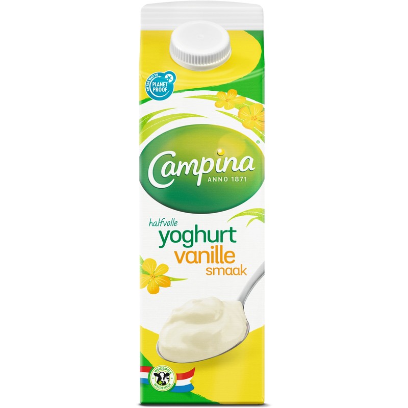 Een afbeelding van Campina Halfvolle yoghurt vanillesmaak