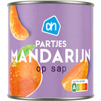 Een afbeelding van AH Partjes mandarijn op sap