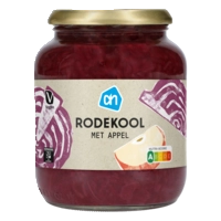 AH Rode kool met appel