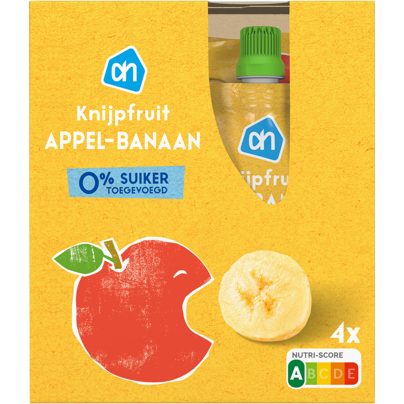Een afbeelding van AH Knijpfruit appel-banaan