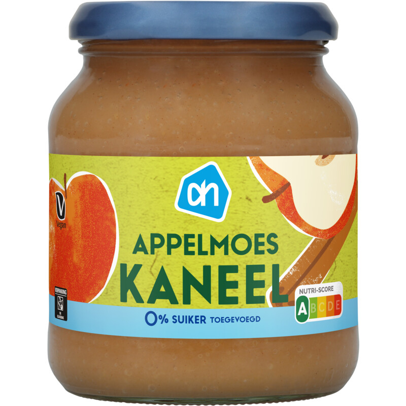 Een afbeelding van AH Appelmoes kaneel 0%