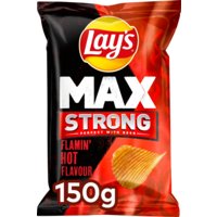 Een afbeelding van Lay's Max strong flamin' hot flavour