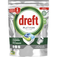 Een afbeelding van Dreft Platinum vaatwascapsules all in one