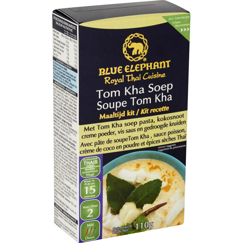 Een afbeelding van Blue Elephant Tom kha soep maaltijd kit