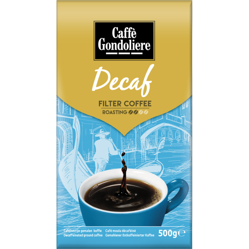 Een afbeelding van Caffè Gondoliere Decaf filter coffee
