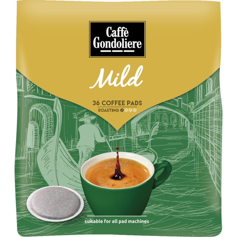 Een afbeelding van Caffè Gondoliere Mild coffee pads