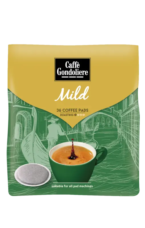 Mild coffee pads