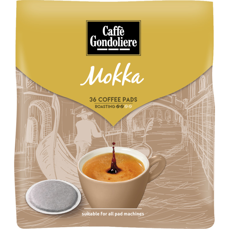Een afbeelding van Caffé Gondoliere Mokka coffee pads