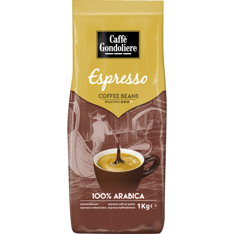 hybride Oriënteren Wrok Caffé Gondoliere Espresso coffee beans bestellen | Albert Heijn