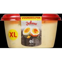 Een afbeelding van Johma Ei salade XL voordeelpak