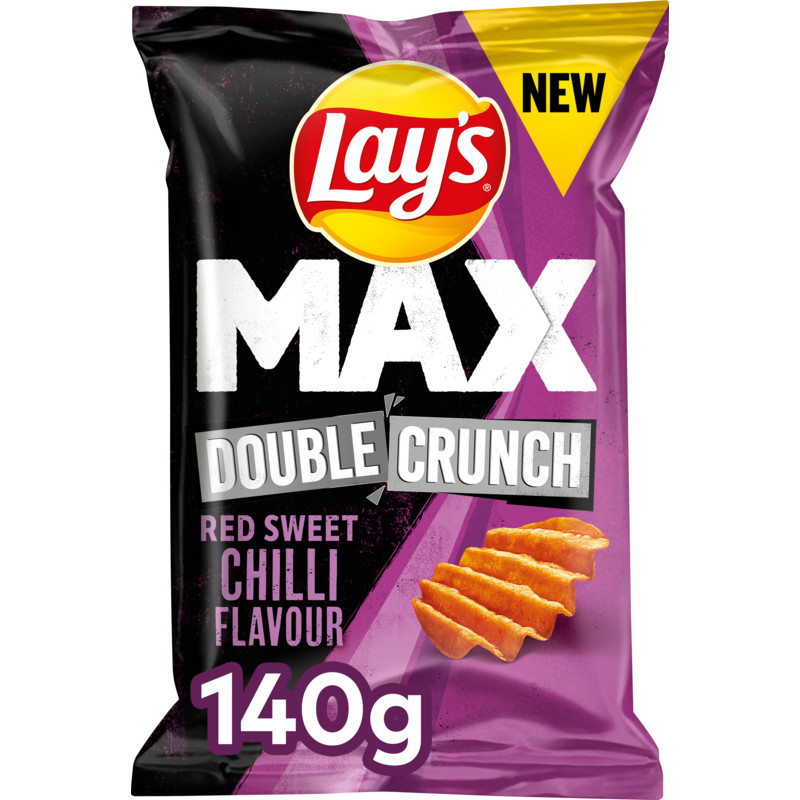 Een afbeelding van Lay's Max double crunch red sweet chilli