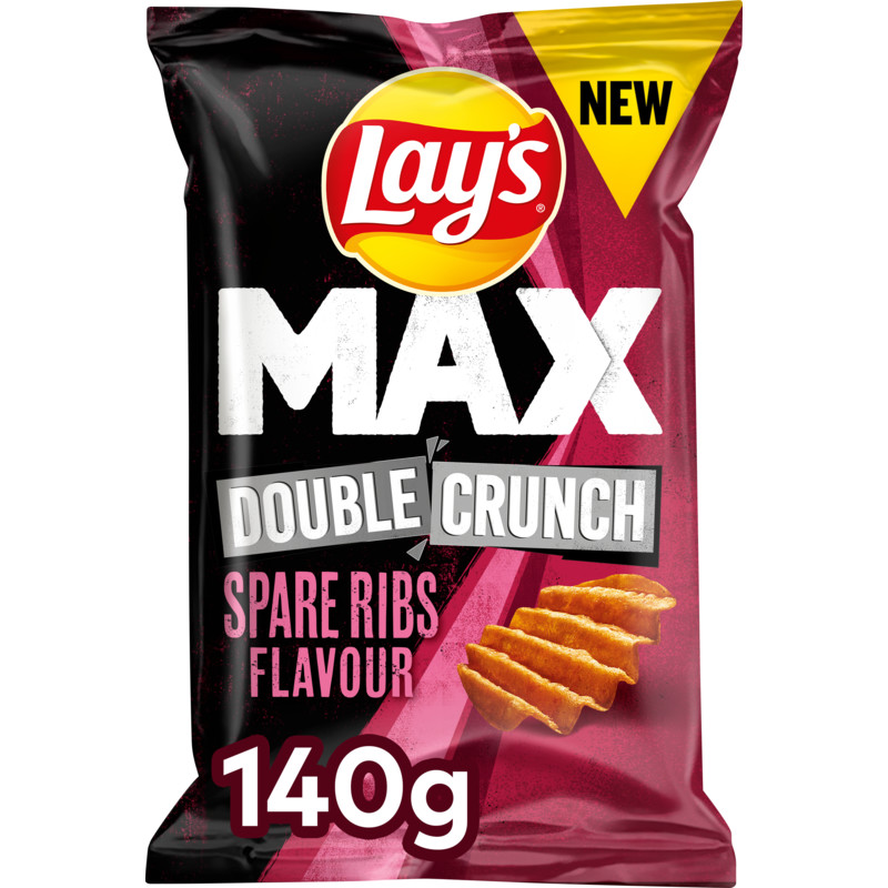 Een afbeelding van Lay's Max double crunch spareribs