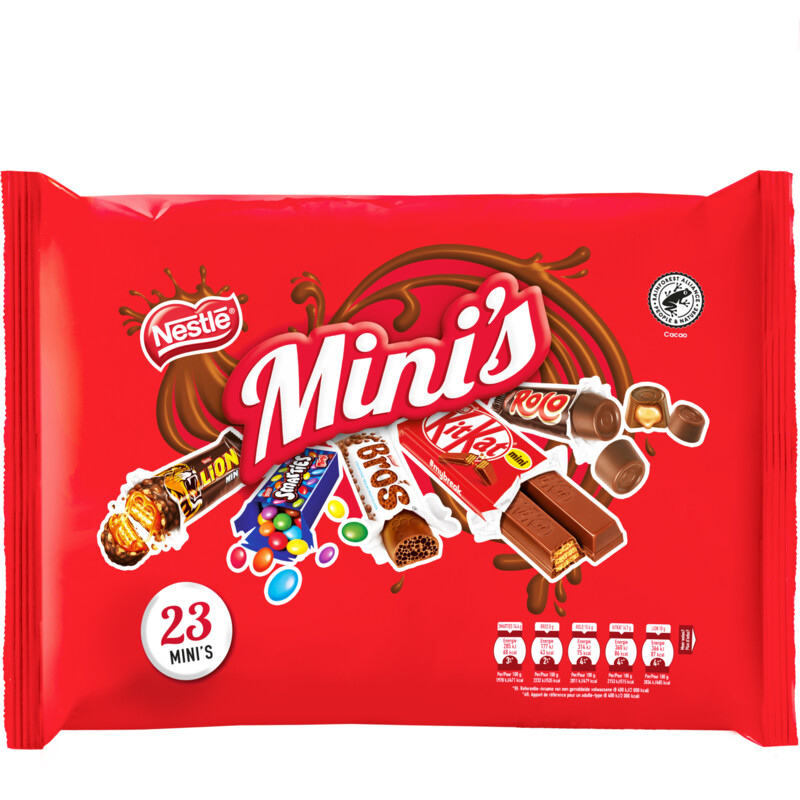 Een afbeelding van Nestlé Mini's uitdeelzak