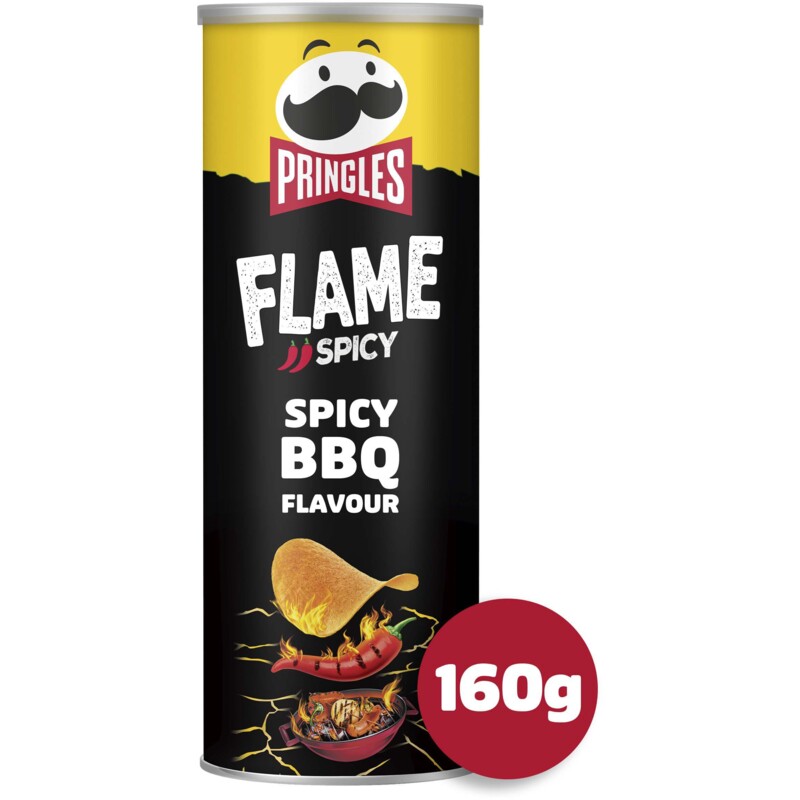 Een afbeelding van Pringles Flame spicy BBQ