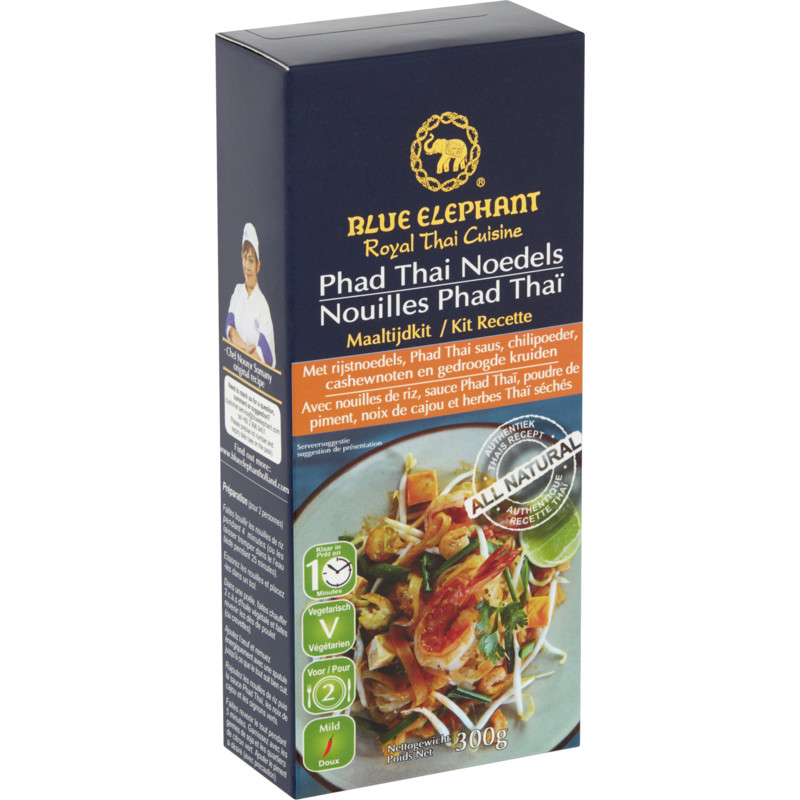 Een afbeelding van Blue Elephant Phad thai noedels maaltijdkit