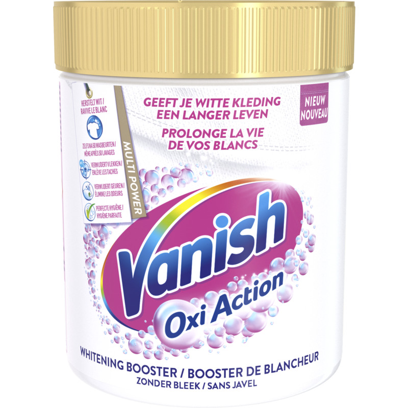 Een afbeelding van Vanish Oxi action whitening booster poeder