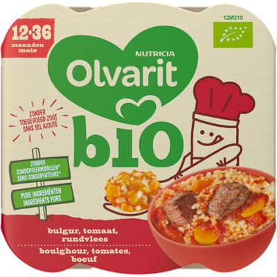 pdp-image-Olvarit Bio bulgur tomaat rundvlees 12-36m