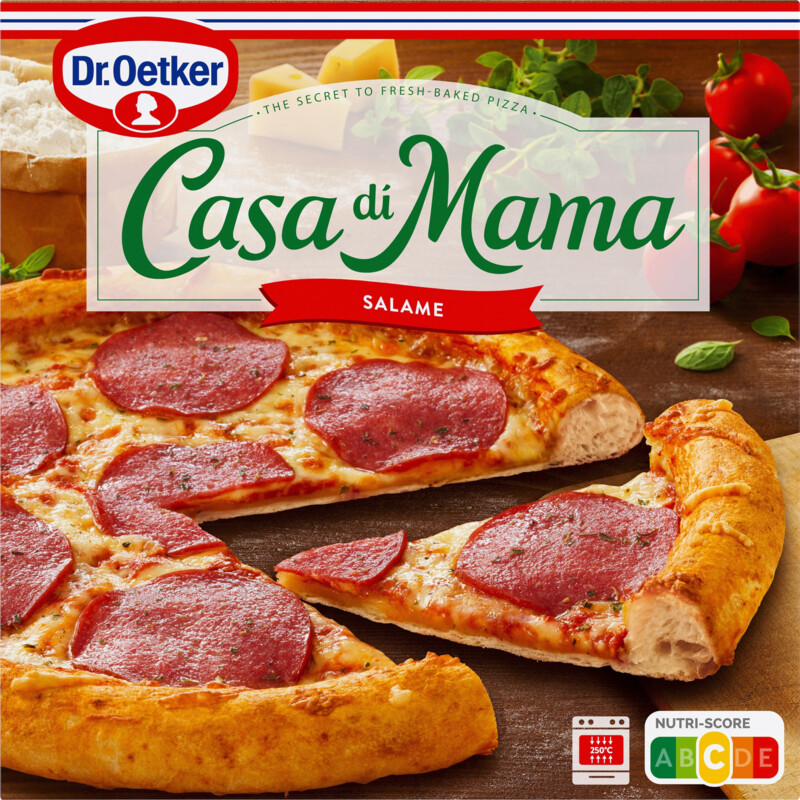 Dr. Oetker Casa di mama pizza salami reserveren Albert Heijn