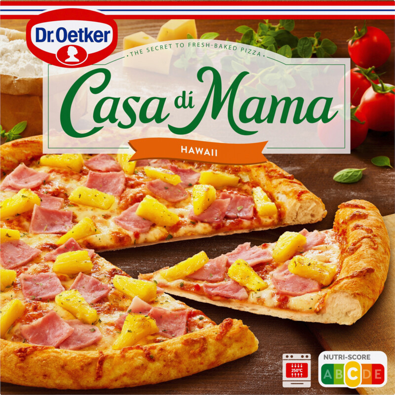 Een afbeelding van Dr. Oetker Casa di mama pizza hawaii