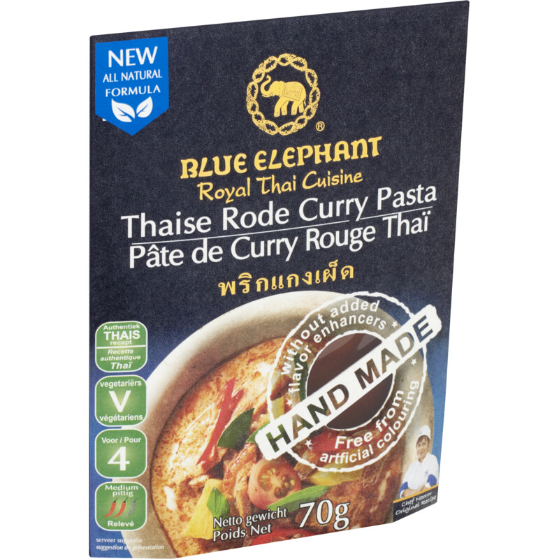 Een afbeelding van Blue Elephant Thaise rode curry pasta