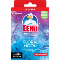 Een afbeelding van WC-Eend Fresh discs floral moon navul