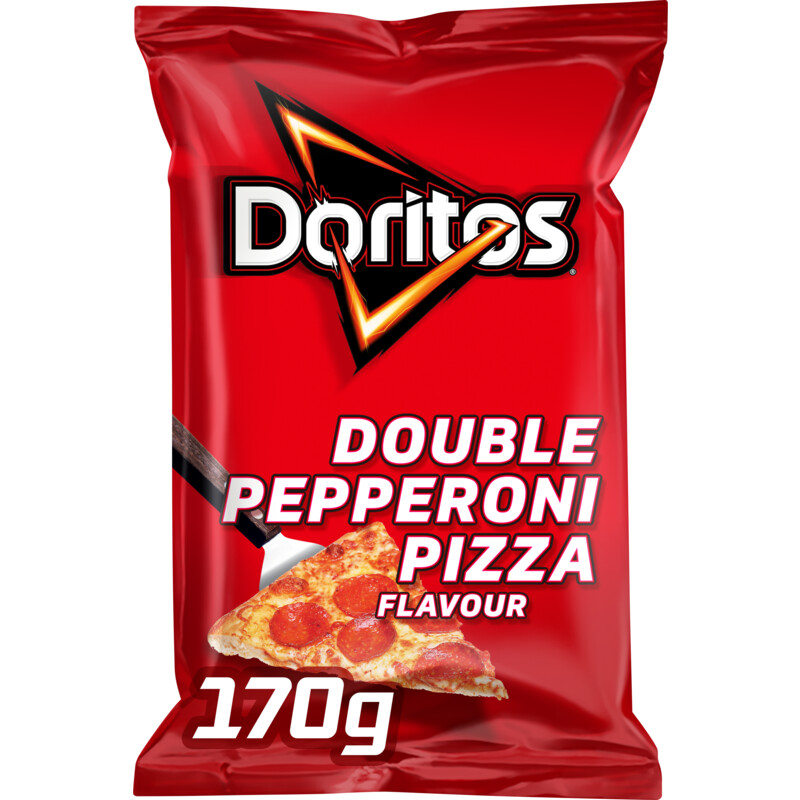 Een afbeelding van Doritos Pizza double pepperoni flavour