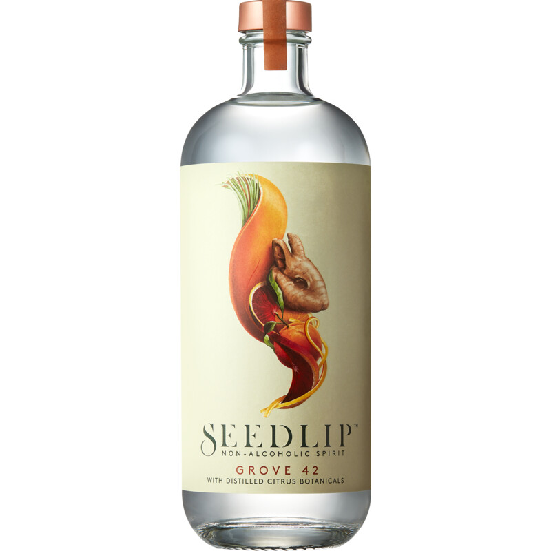 Een afbeelding van Seedlip Grove 42 citrus alcoholvrij bel