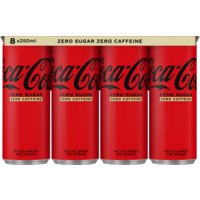 Een afbeelding van Coca-Cola Zero sugar zero caffeine 8-pack