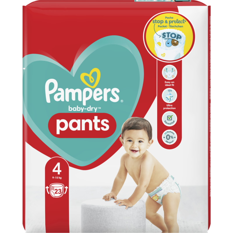 Een afbeelding van Pampers Baby dry pants luierbroekjes maat 4