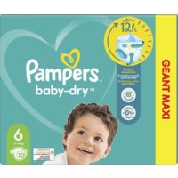 Een afbeelding van Pampers Baby-dry luiers maat 6 geant maxi