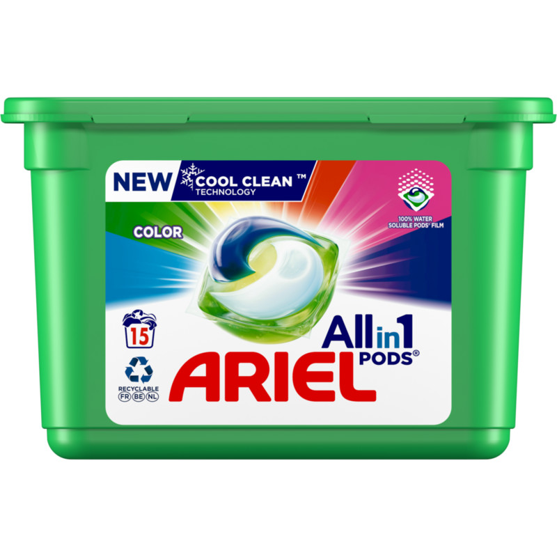 Een afbeelding van Ariel All-in-1 pods kleur wasmiddelcapsules