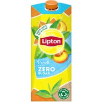 Een afbeelding van Lipton Peach zero pak