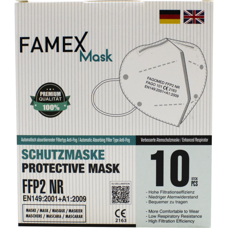 Een afbeelding van Famex FFP2 mondmaskers