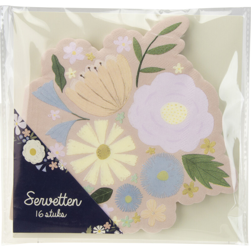 Een afbeelding van AH Servetjes bloemetjes