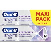 Een afbeelding van Oral-B 3D White luxe perfection 2-pack