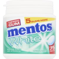 Een afbeelding van Mentos Gum White green mint gum sugarfree