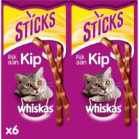 Een afbeelding van Whiskas Sticks rijk aan kip