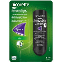 Een afbeelding van Nicorette Mondspray fresh mint 1 mg