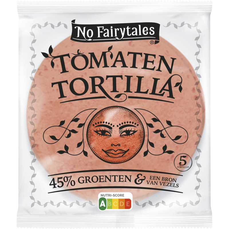 Een afbeelding van No Fairytales Tomaten tortilla