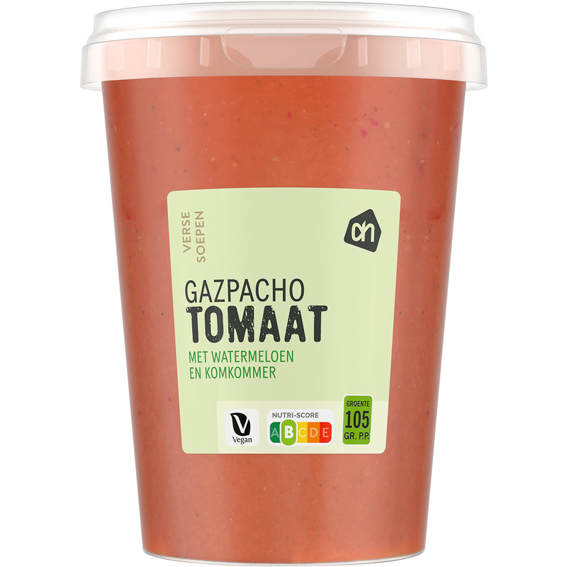 Een afbeelding van AH Gazpacho tomaat watermeloen