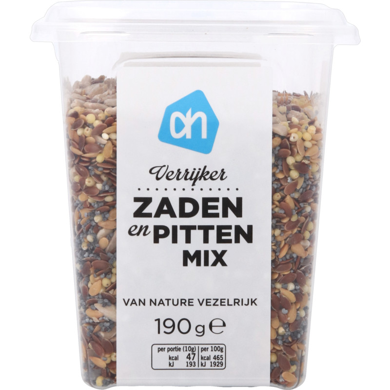 Een afbeelding van AH Verrijker ontbijt zaden en pittenmix