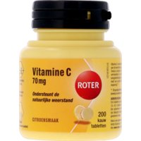 Een afbeelding van Roter Vitamince C 70mg kauwtabletten citroen