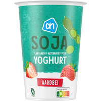 Een afbeelding van AH Soja yoghurt aardbei