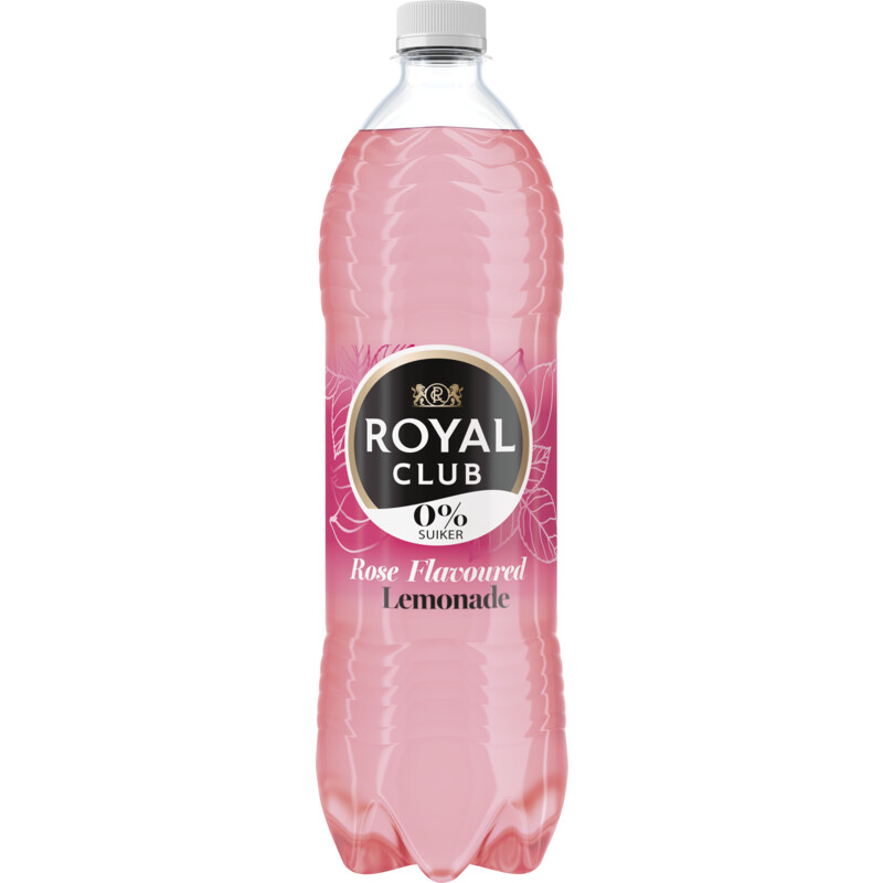 Een afbeelding van Royal Club Rose lemonade 0% suiker